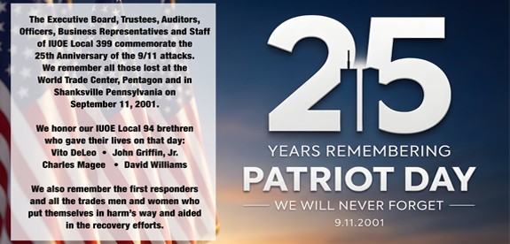 September 11, 2001 ... Commemorating 25 Years
